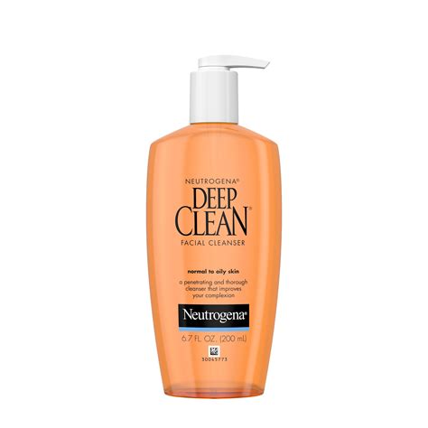 Neutrogena Oil Free Deep Clean Daily Facial Cleanser Face Wash 67 Fl