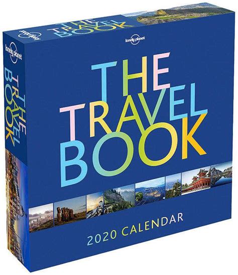 Tf Publishing 2020 The Travel Book Daily Desktop Calendar Travel Book