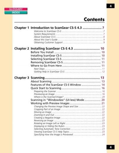 Glossary Index Contents C