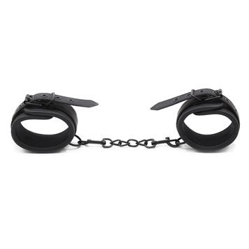 Handcuff Ankle Cuff Sexy Adjustable PU Leather Plush Restraints Bondage Sex Toy Restraints Sex