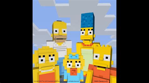Simpsons Skin Pack Minecraft Xbox One Edition Youtube