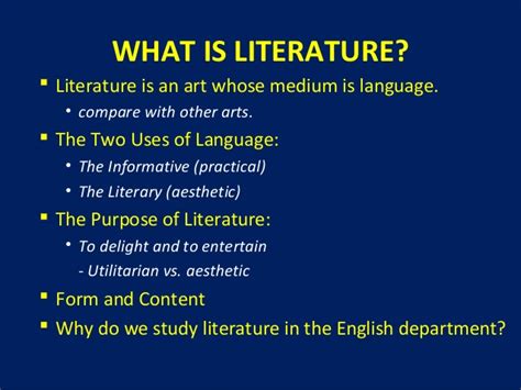 Or rather, it is the reflection of some truth and beauty which are in the world, but which remain unnoticed until brought to our attention by some. Introduction to literary forms