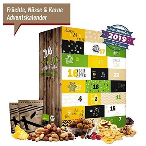 Früchte Nüsse Kerne Adventskalender Bio · Veganliebe Adventkalender
