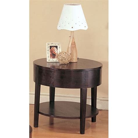 Coaster Home Furnishings Casual End Table Cappuccino Chair Side Table