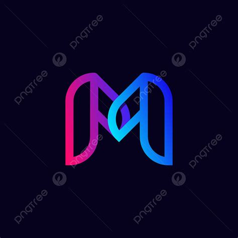Alphabet M Clipart Transparent Background M Letter Alphabet Modern