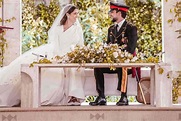 Al matrimonio da fiaba del principe Hussein di Giordania spicca il Made ...
