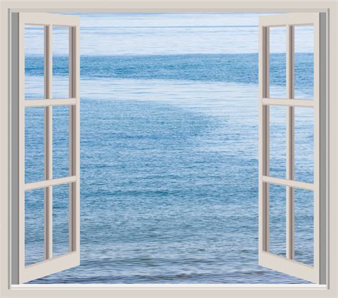 Ocean Through Window Frame Free Stock Photo Public Domain Pictures