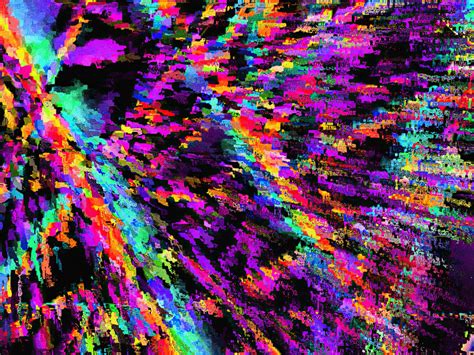 1024x768 Purple Glitch Art Abstract 4k 1024x768 Resolution Hd 4k