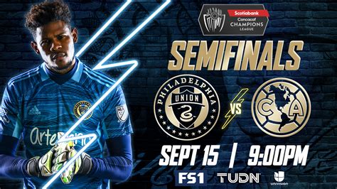 Next Match Union Host Club America In Final Leg Of Concacaf Champions
