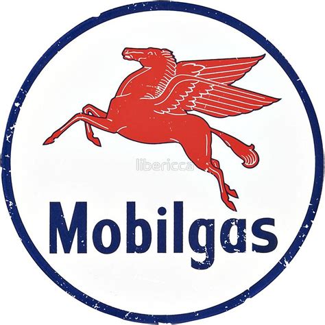 Mobilgas Vintage Logo By Libericca Signs Vintage Metal Signs Metal