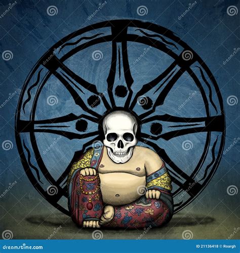 Bad Karma Stock Illustration Illustration Of Skull Grunge 21136418