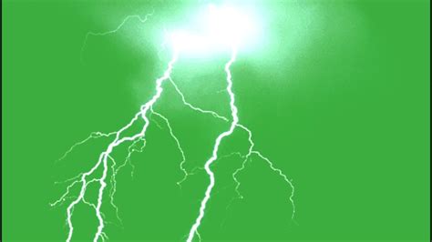 Amazing Lightning Background Green Screen For Your Dramatic Videos