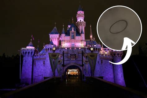 Mysterious Black Ring Floating Over Disneyland Goes Viral