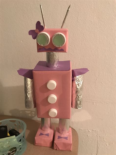 Robot Con Materiales Reciclados Rob Reciclado Artesanato Para Crian As Artesanato Reciclavel