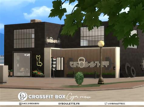 Crossfit Gym Build Lot Syboulette Custom Content For The Sims 4