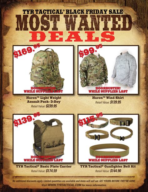Tyr Tactical Black Friday Details Soldier Systems Daily