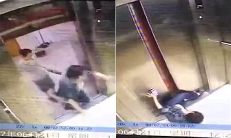Woman In China Has Her Leg Cut Off By Lift Doors Daily Mail Online