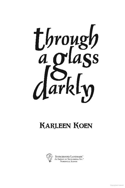 Through A Glass Darkly Historical Novels Historical Fiction Novels Romantic Drama