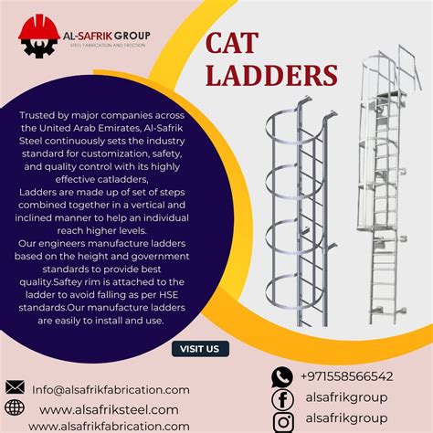 Cat Ladder Steel Fabrication Company In Dubai Al Safrik Steel