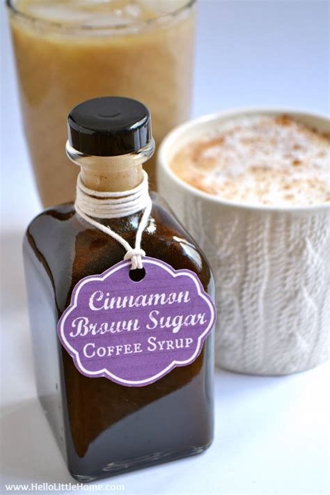Cinnamon Brown Sugar Coffee Syrup Recipe Coffee Syrup Homemade Coffee Syrup Homemade Coffee