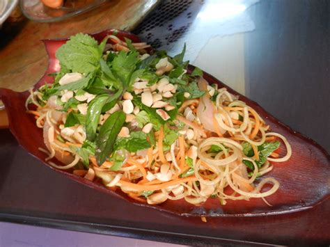 Banana Flower Salad Vietnam Food Food Vietnamese Cuisine