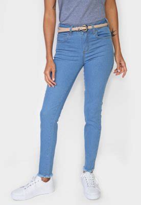 Cal A Jeans Forum Skinny Marisa Azul Compre Agora Dafiti Brasil
