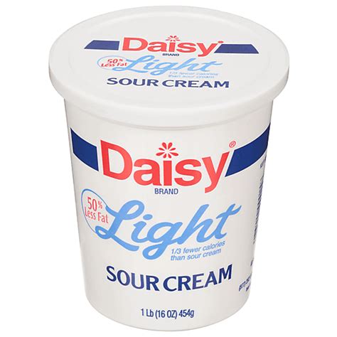 Daisy Sour Cream Light 1 Lb Sour Cream Carlie C S