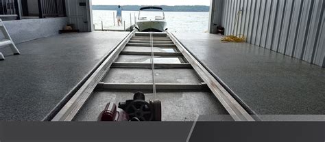 Pontoon And Boat Rail And Track System Hewitt