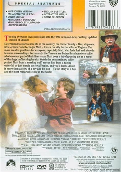Lassie Dvd 1994 Dvd Empire