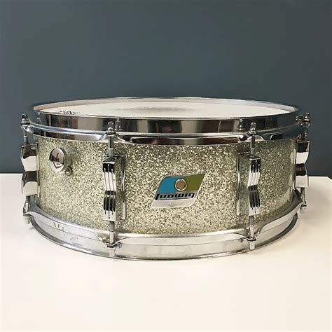 Ludwig No 908 Jazz Festival 5x14 8 Lug Snare Drum 1969 Reverb