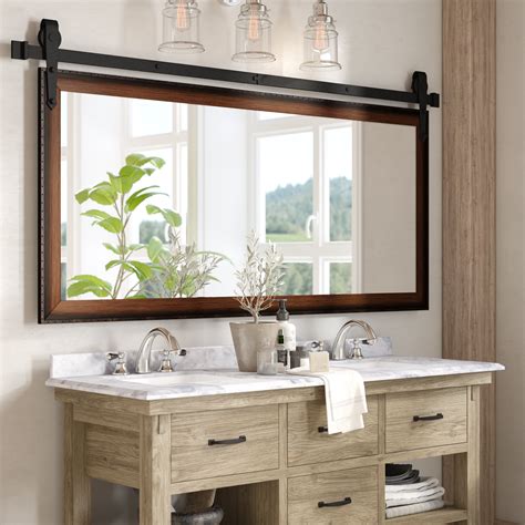 Mounting hooks are ideal for vanity mirrors that weigh 15 to 30 pounds (6.8 to 13.6 kg) and have a frame made of wood, metal, or plaster. Best 20+ of Wall Mirrors For Bathroom Vanities
