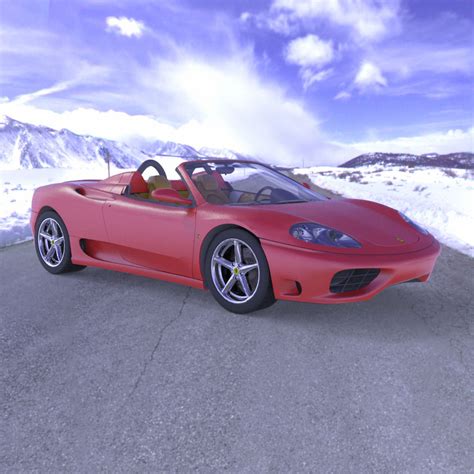 Maybe you would like to learn more about one of these? Ferrari 360 Spider 2000 3D Model .obj .3ds - CGTrader.com