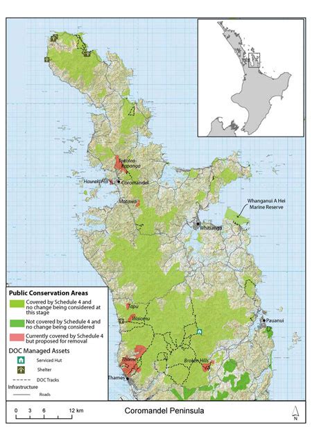 Above Is A Map Of The Coromandel Peninsula This Has Seven Areas