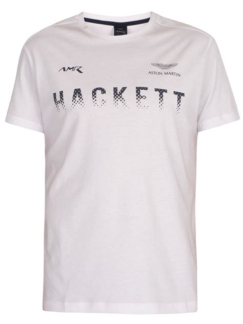 Quality is our trademarkcall/ nationwide delivery Hackett London AMR Graphic T-Shirt - White | Standout