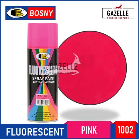 Bosny Fluorescent Spray Paint 1002 Pink Lazada Ph