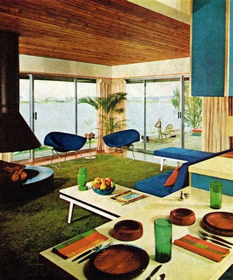 The Vault Of The Atomic Space Age Mid Century Modern Living Room Mid