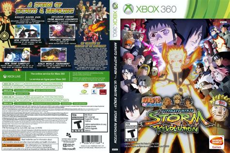 Naruto Shippuden Ultimate Ninja Storm Revolution 2004 Xbox 360 Cover