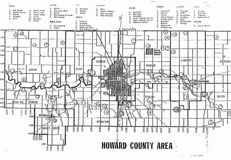 Howard County Indiana Map Cities And Towns Map