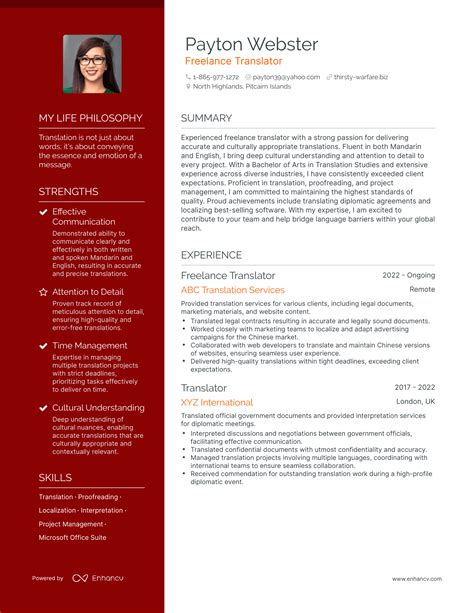 3 Freelance Translator Resume Examples And How To Guide For 2024
