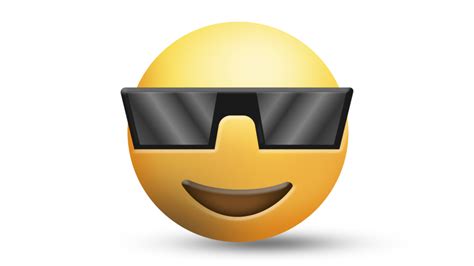 Black Goggles Smiley Emoji Royalty Free Veeforu