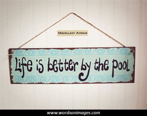 Pool Quotes And Sayings Quotesgram Swimming Pool Signs Pool Signs Pool Decor