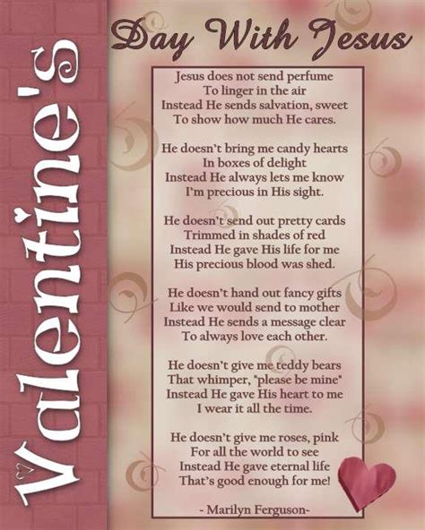 Valentine S Day With Jesus Valentines Day Poems Church Valentines Christian Valentines