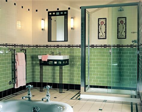 Kitchen And Bath Lighting In All The Right Places Art Deco Bathroom