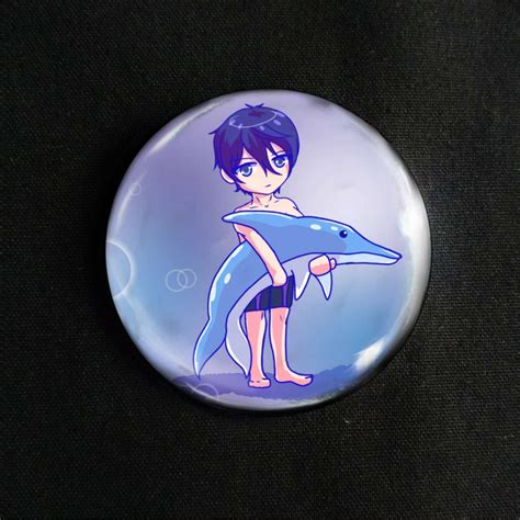 225 Inch Haru Free Pin Anime Pin Anime Button Etsy