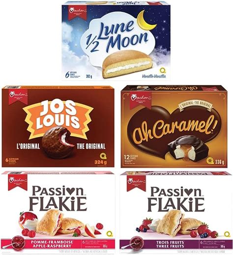 Vachon Snack Cakes Variety Pack Jos Louis Ah Caramel Passion Flakie