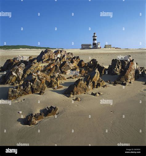 The Lighthouse Cape Recife Nature Reserve Stock Photo Alamy