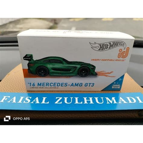 Hot Wheels ID Box Mercedes AMG GT Uniquely Identifiable Vehicles Shopee Malaysia