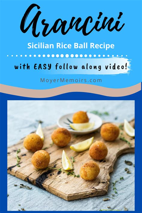 Make Sicilian Rice Balls At Home Tonight Watch The Video Included To