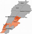 The Zahle and Saida districts in Lebanon. | Download Scientific Diagram