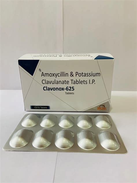 Amoxycillin 500mg Clavulanate Potassium 125mg Tablet At Rs 2005 Box Amoxicillin Potassium
